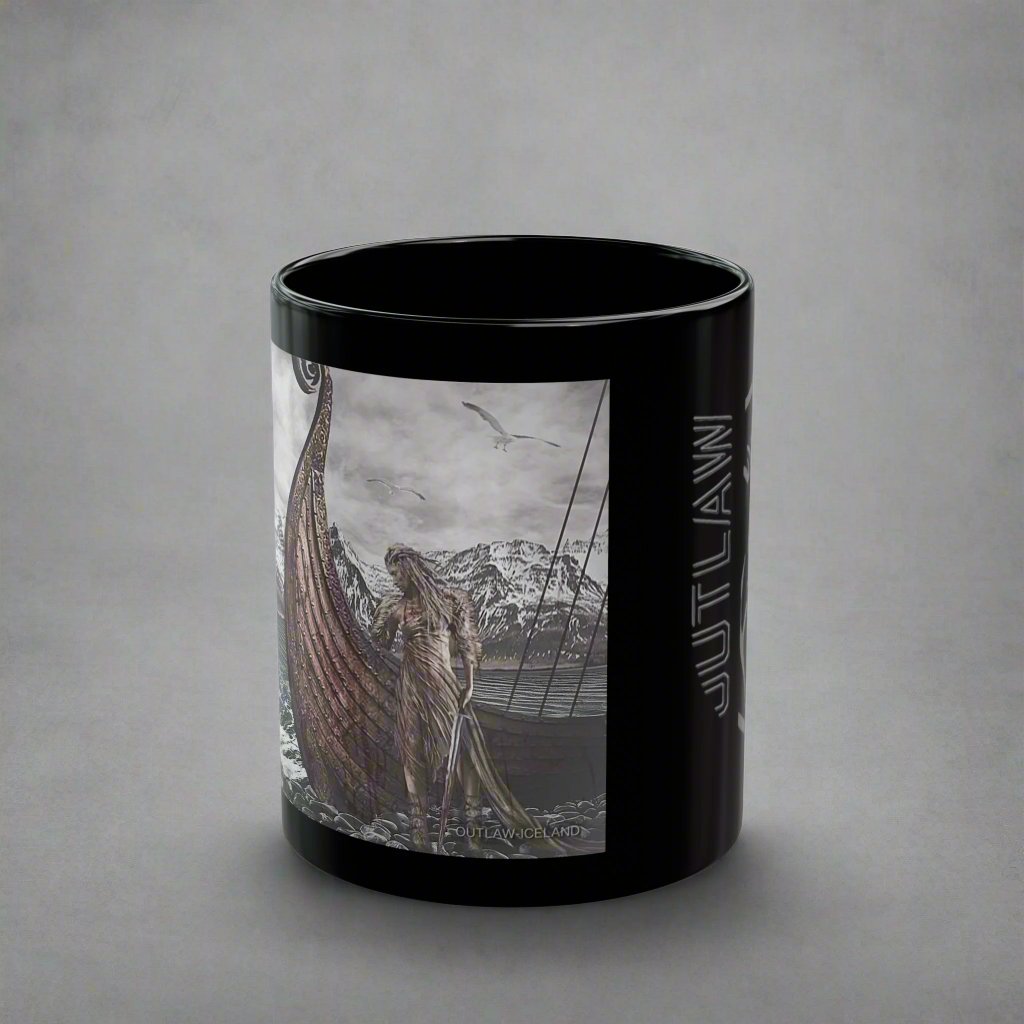 Lagertha - Black Mug - 11oz/330ml & 15oz/440ml