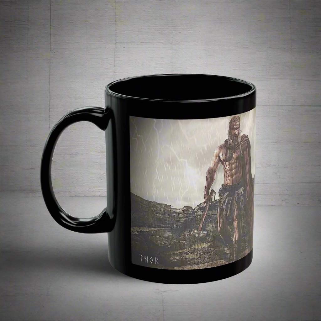 Thor - Black Mug - 11oz/330ml & 15oz/440ml