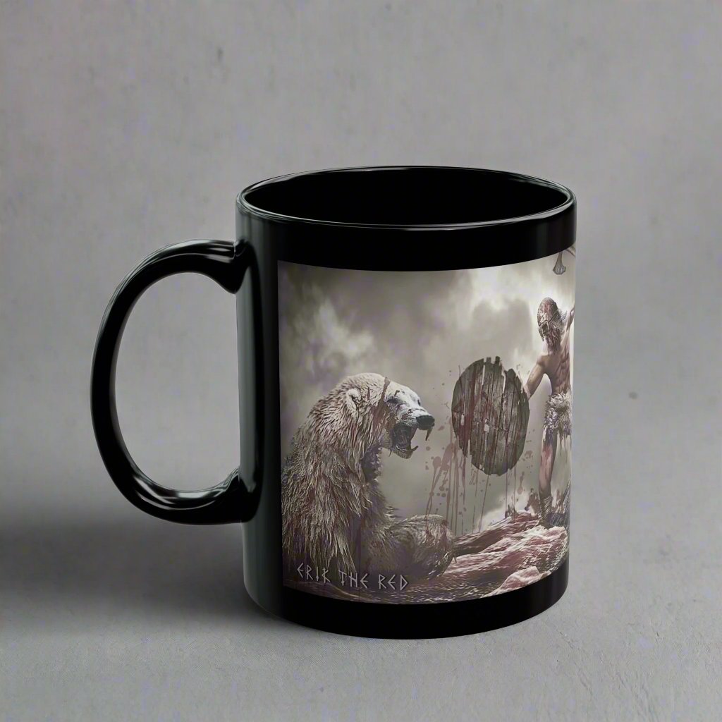 Erik The Red - Black Mug - 11oz/330ml & 15oz/440ml