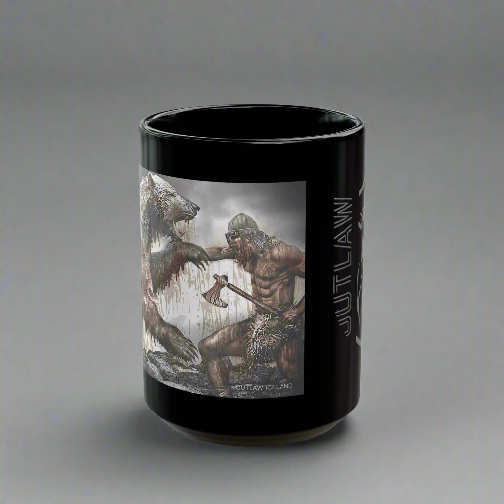 Erik The Red - Black Mug  - 11oz/330ml & 15oz/440ml