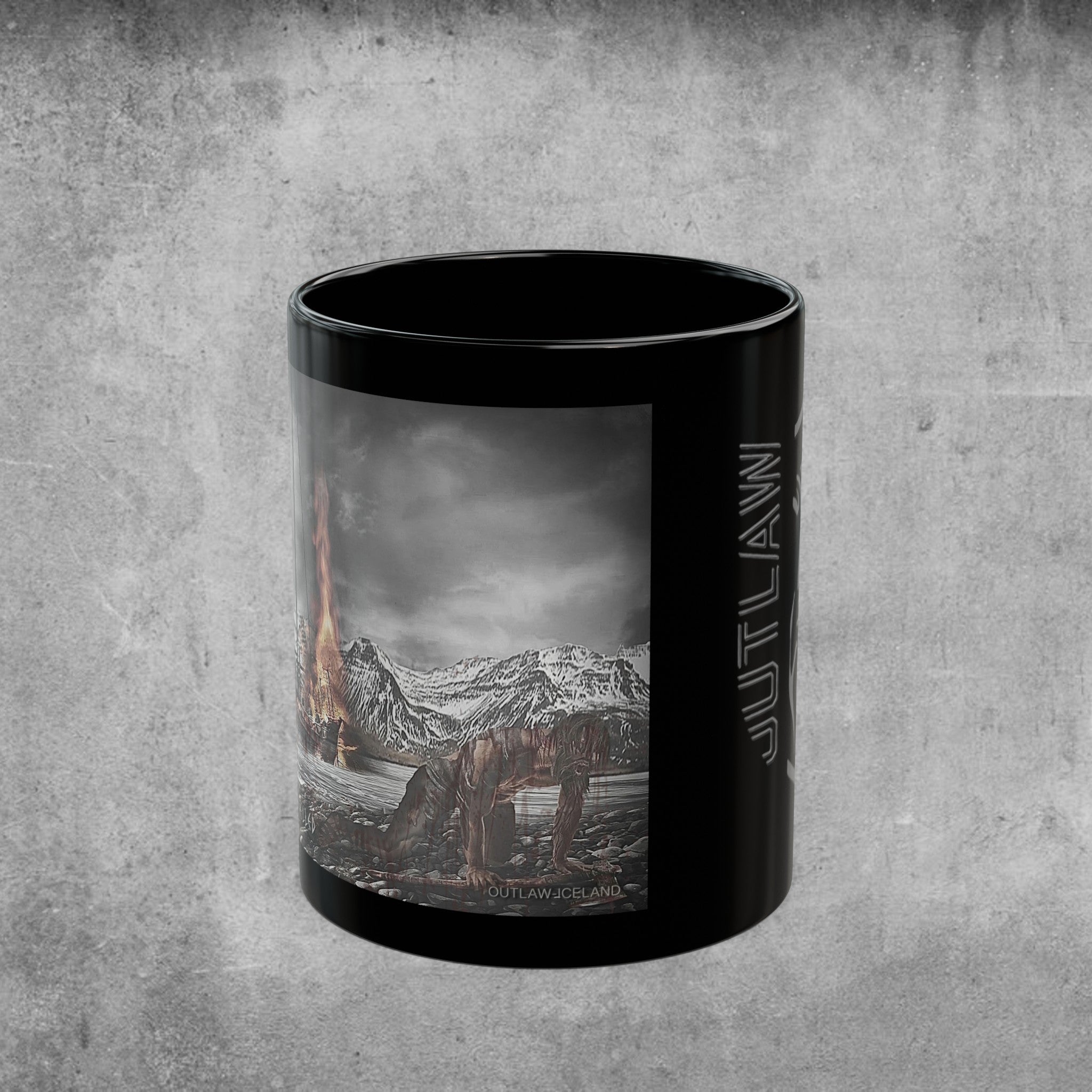 Ingvar The Far Traveled - Black Mug - 11oz/330ml & 15oz/440ml