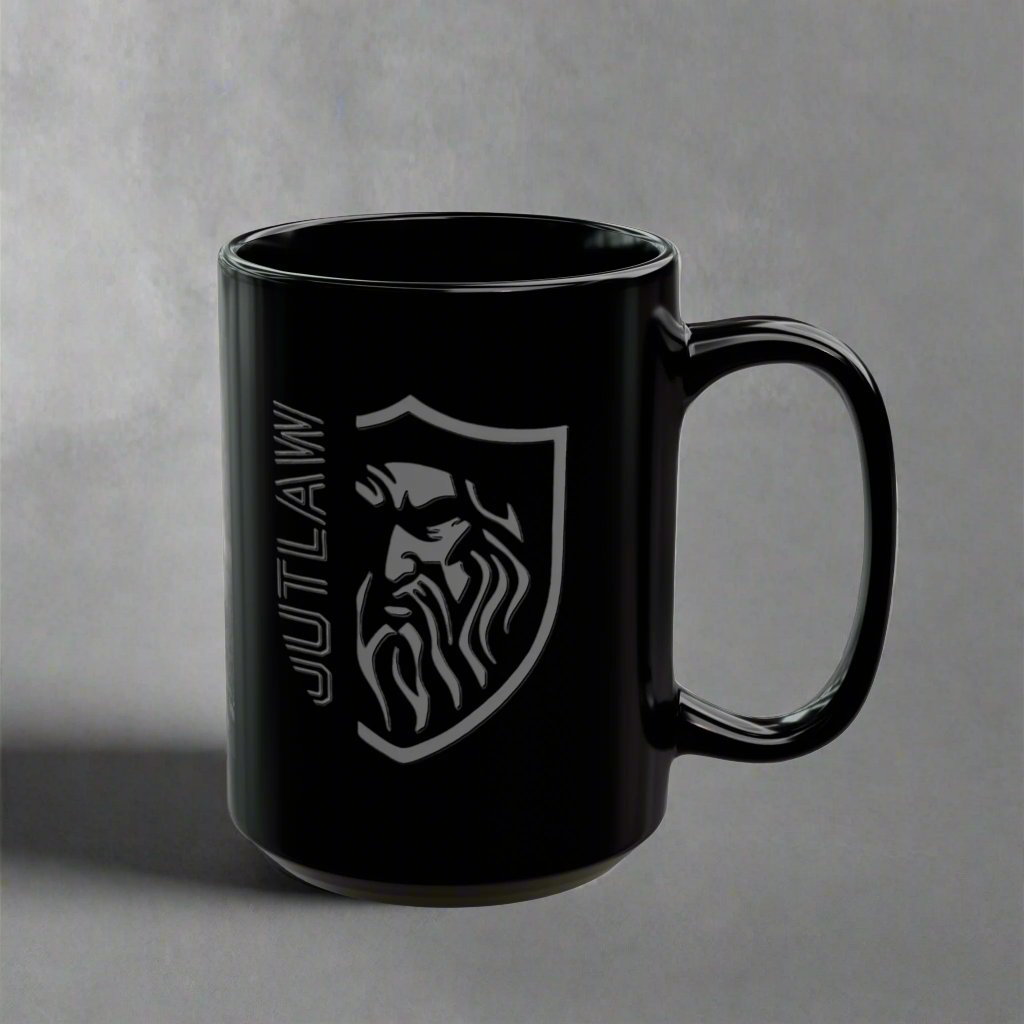 Sigurd Snake in The Eye Ragnarsson - Black Mug - 11oz/330ml & 15oz/440ml