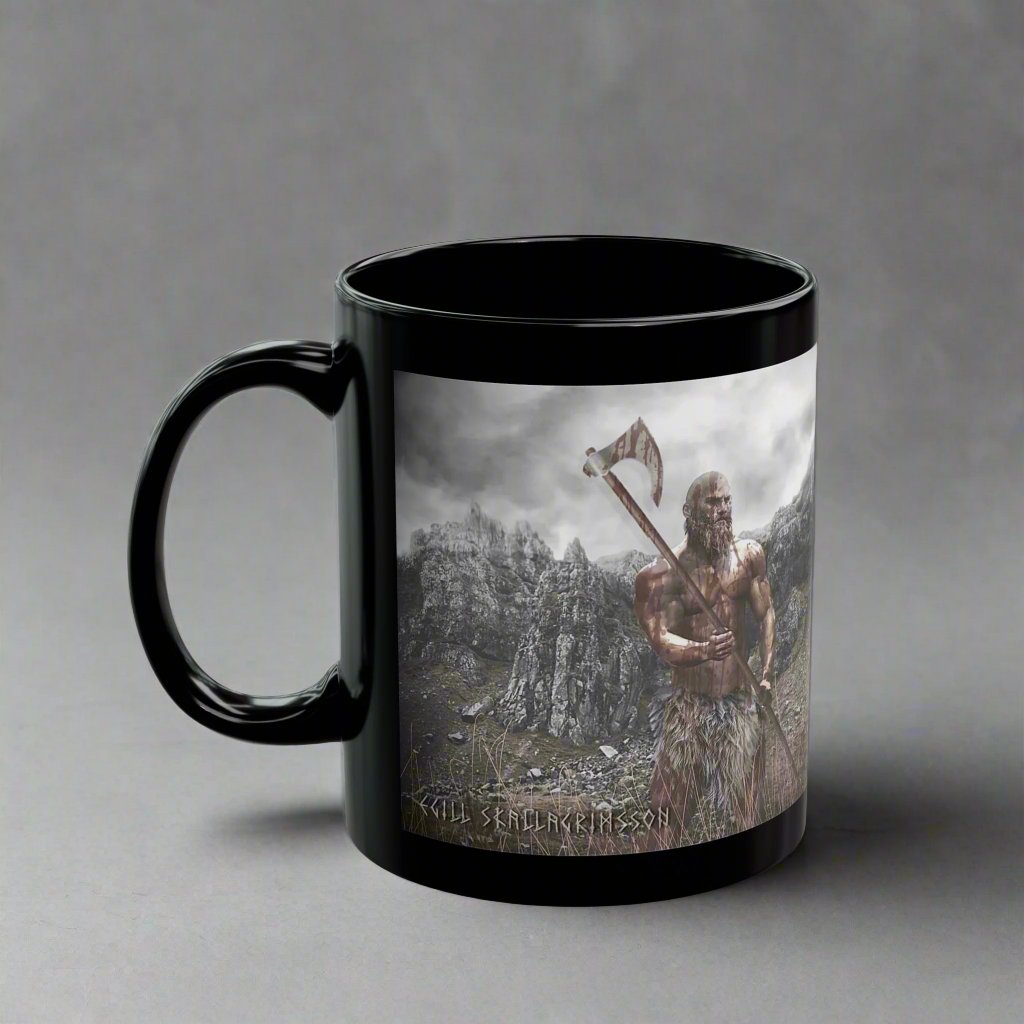 Egill Skallagrimsson - Black Mug - 11oz/330ml & 15oz/440ml