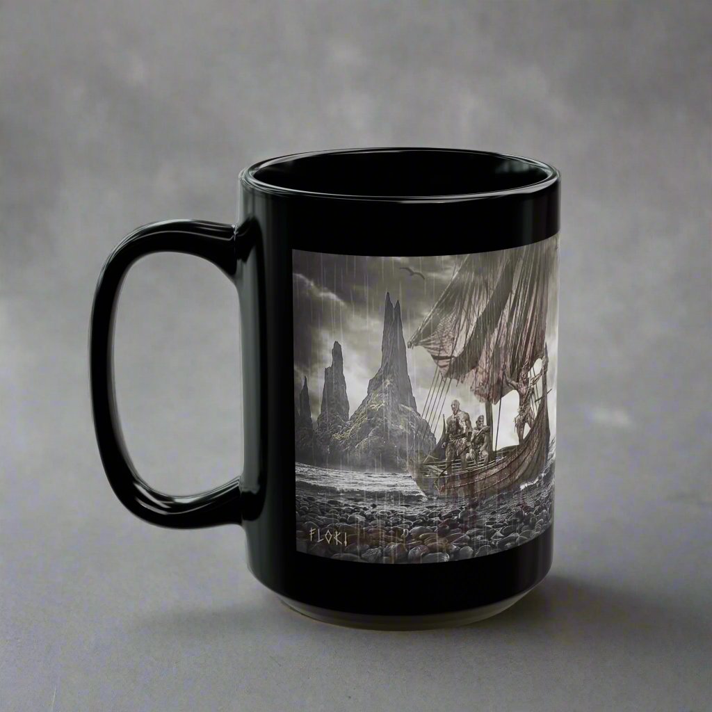 Floki - Black Mug - 11oz/330ml & 15oz/440ml