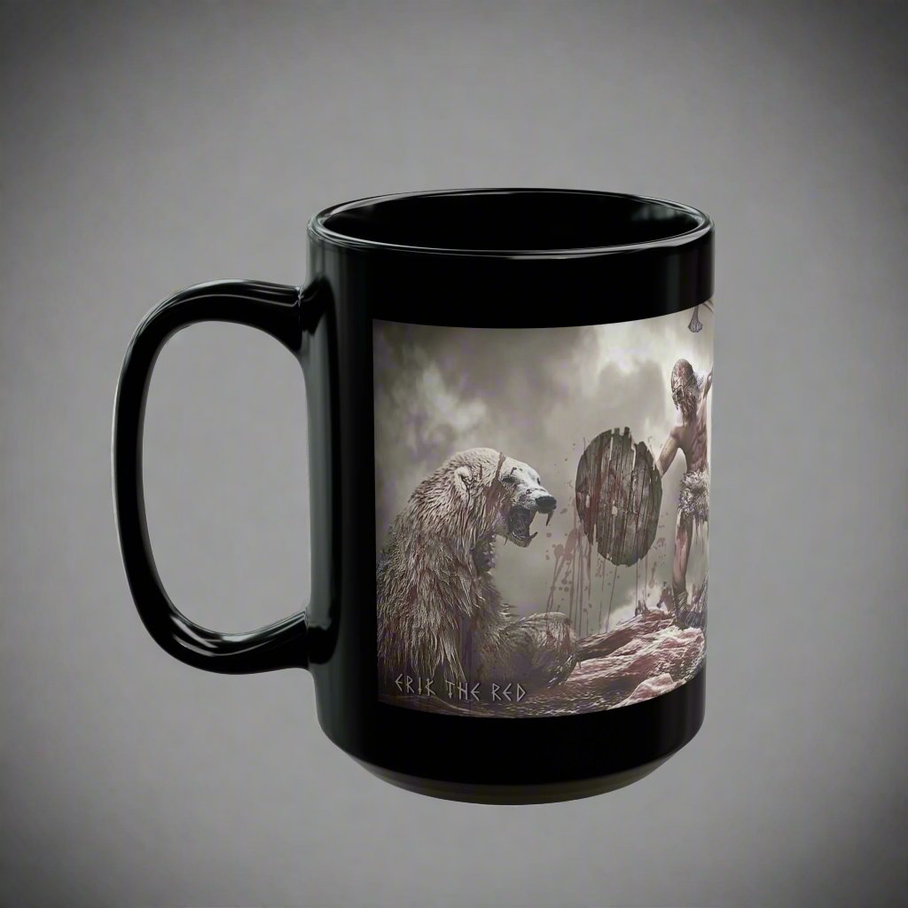 Erik The Red - Black Mug - 11oz/330ml & 15oz/440ml