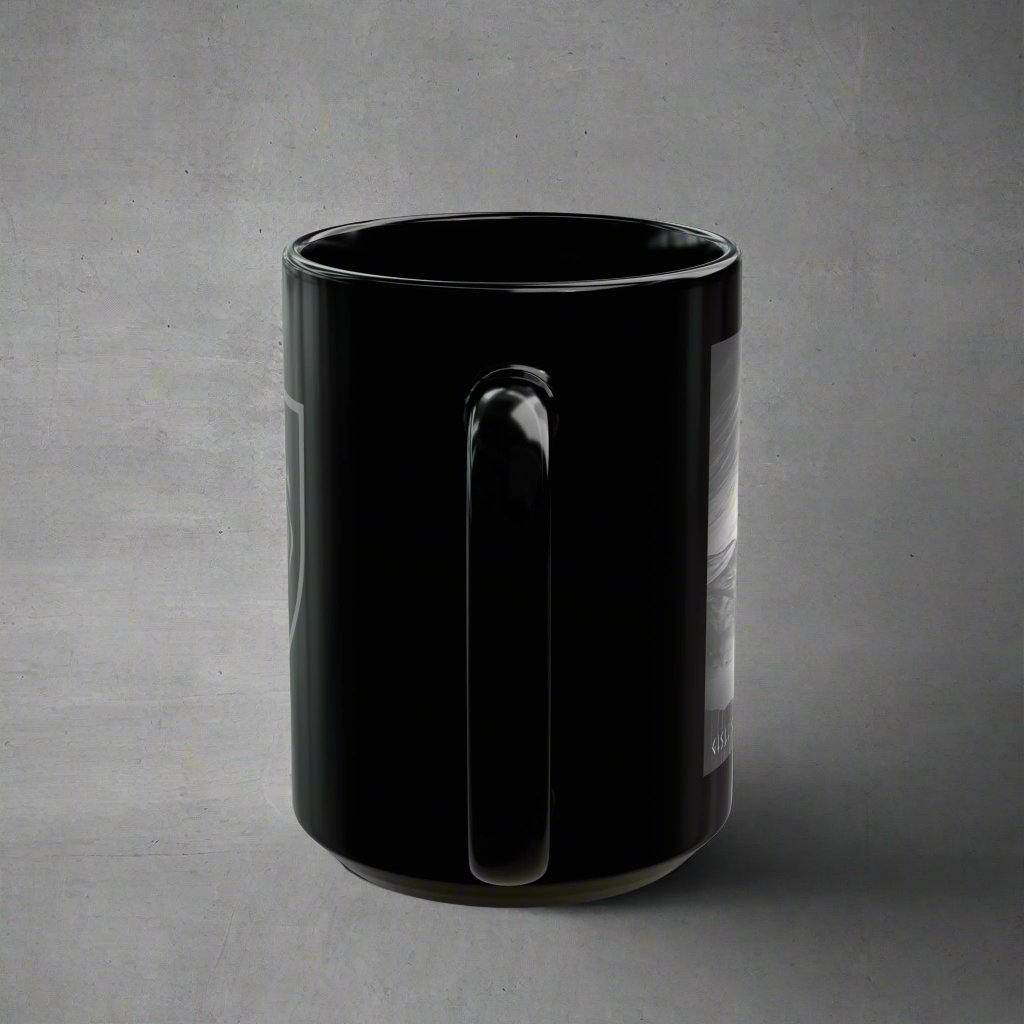 Gisli Sursson & Kolur The Slave - Black Mug - 11oz/330ml & 15oz/440ml