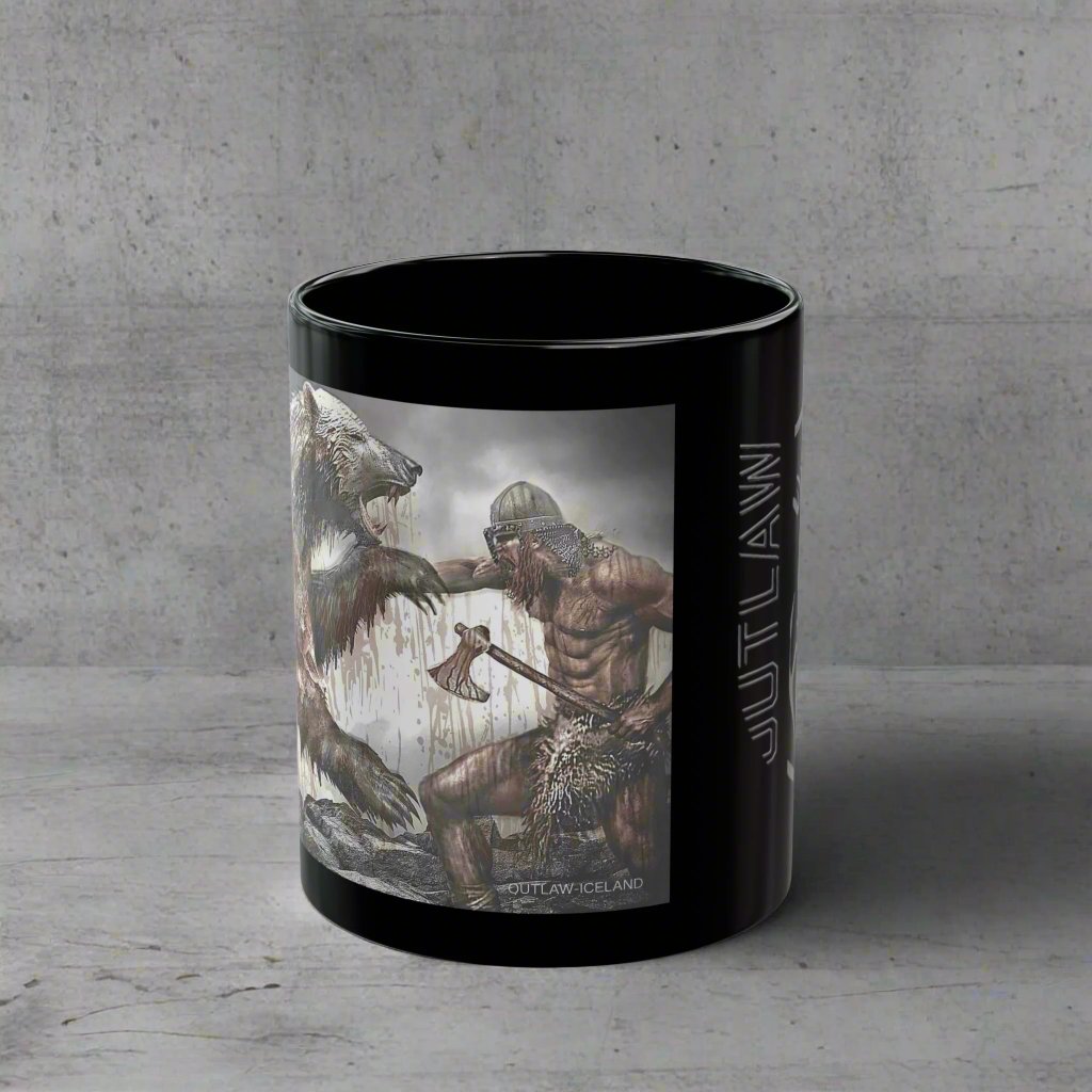 Erik The Red - Black Mug  - 11oz/330ml & 15oz/440ml