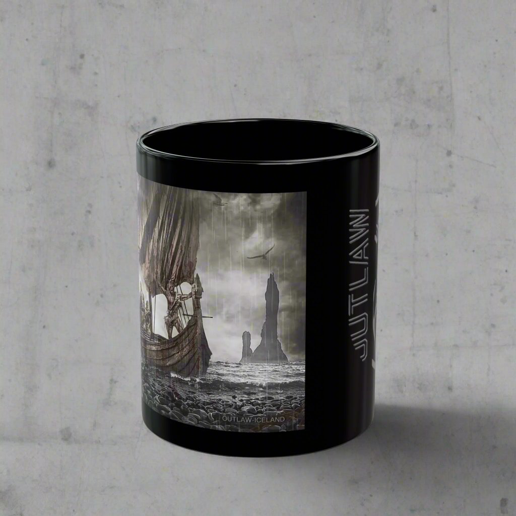 Floki - Black Mug - 11oz/330ml & 15oz/440ml