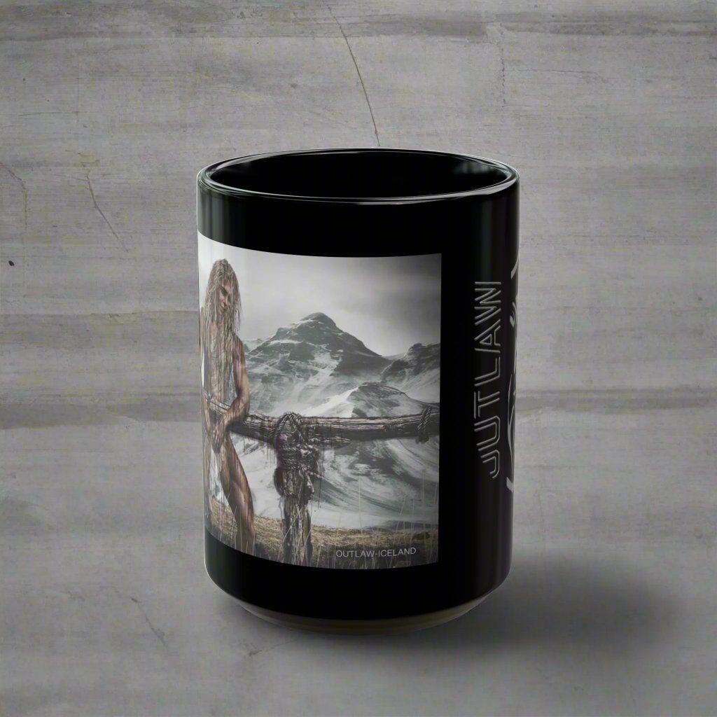 Queen Gunnhild - Black Mug - 11oz/330ml & 15oz/440ml