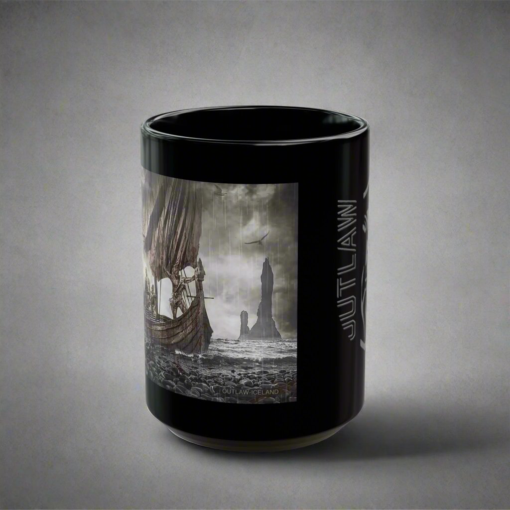 Floki - Black Mug - 11oz/330ml & 15oz/440ml