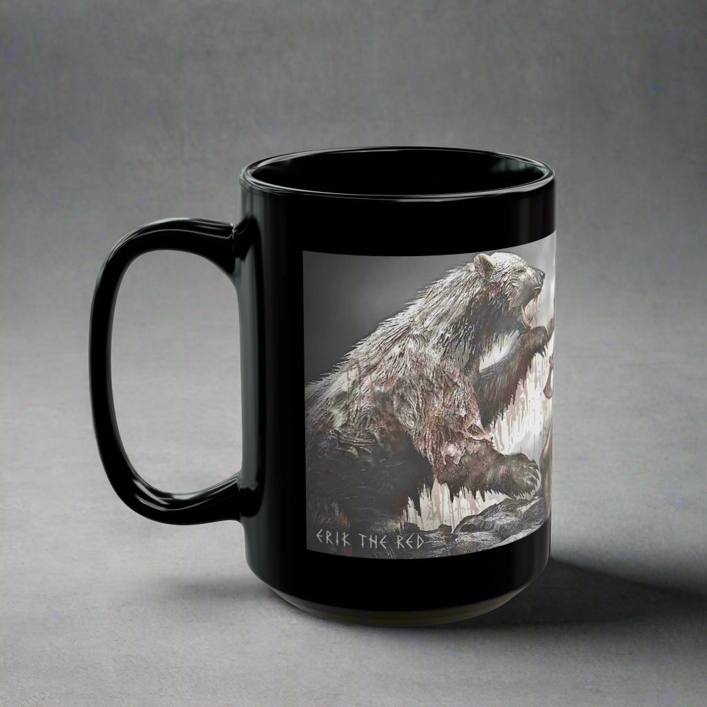 Erik The Red - Black Mug  - 11oz/330ml & 15oz/440ml