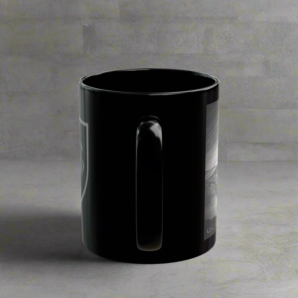 Gisli Sursson & Kolur The Slave - Black Mug - 11oz/330ml & 15oz/440ml