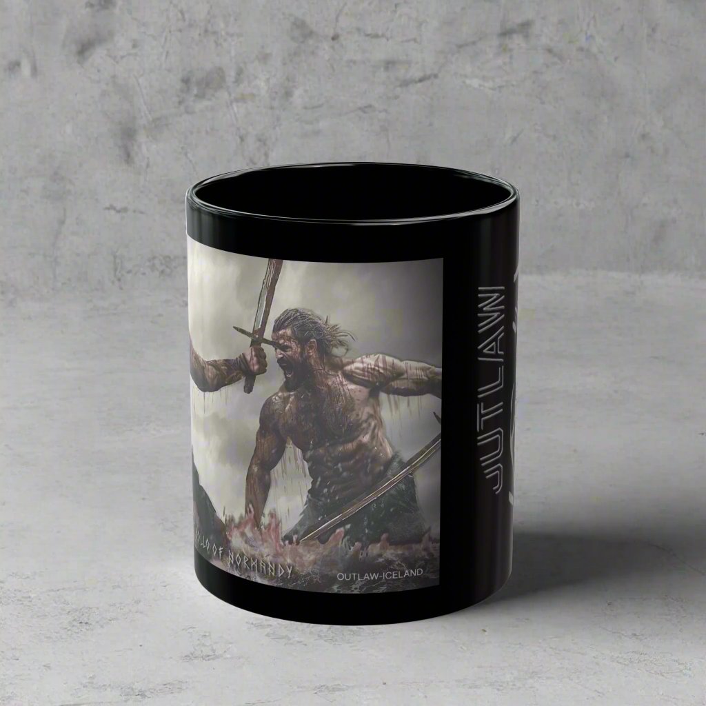 Ragnar Lothbrok & Rollo Of Normandy - Black Mug - 11oz/330ml & 15oz/440ml