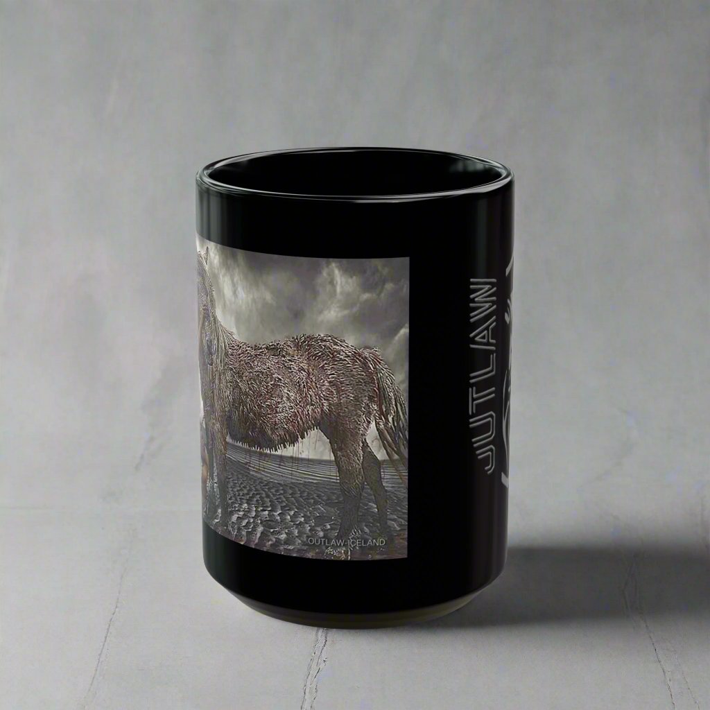 Rollo of Normandy - Black Mug - 11oz/330ml & 15oz/440ml