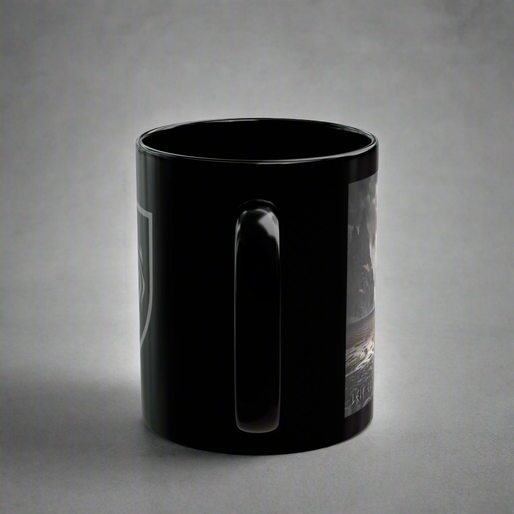 Leif Erikson - Black Mug - 11oz/330ml & 15oz/440ml