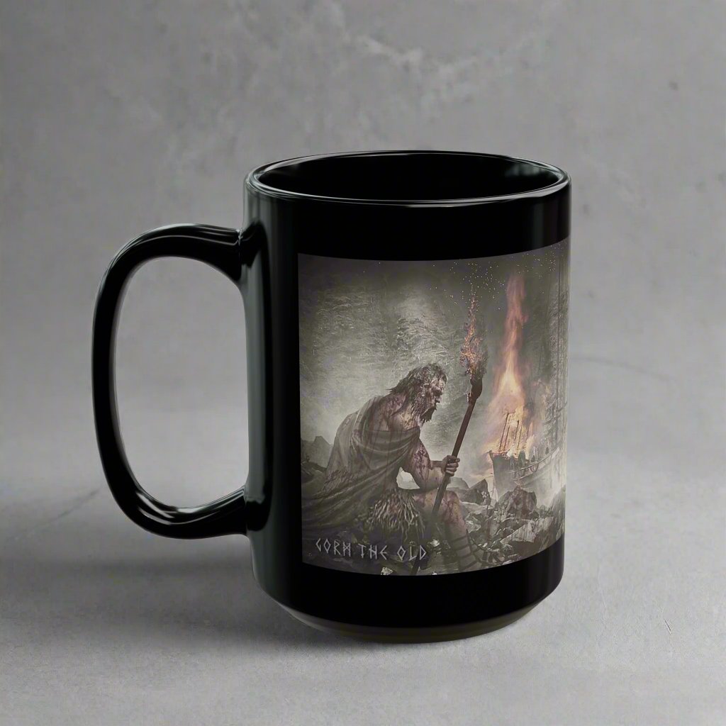 Gorm The Old - Black Mug - 11oz/330ml & 15oz/440ml