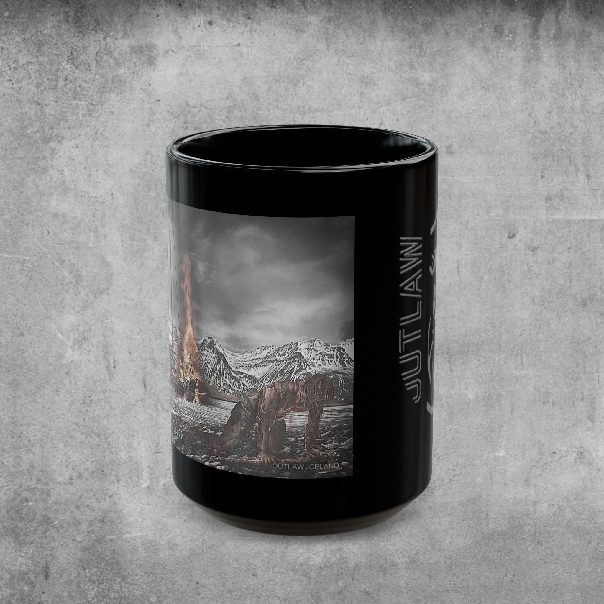 Ingvar The Far Traveled - Black Mug - 11oz/330ml & 15oz/440ml