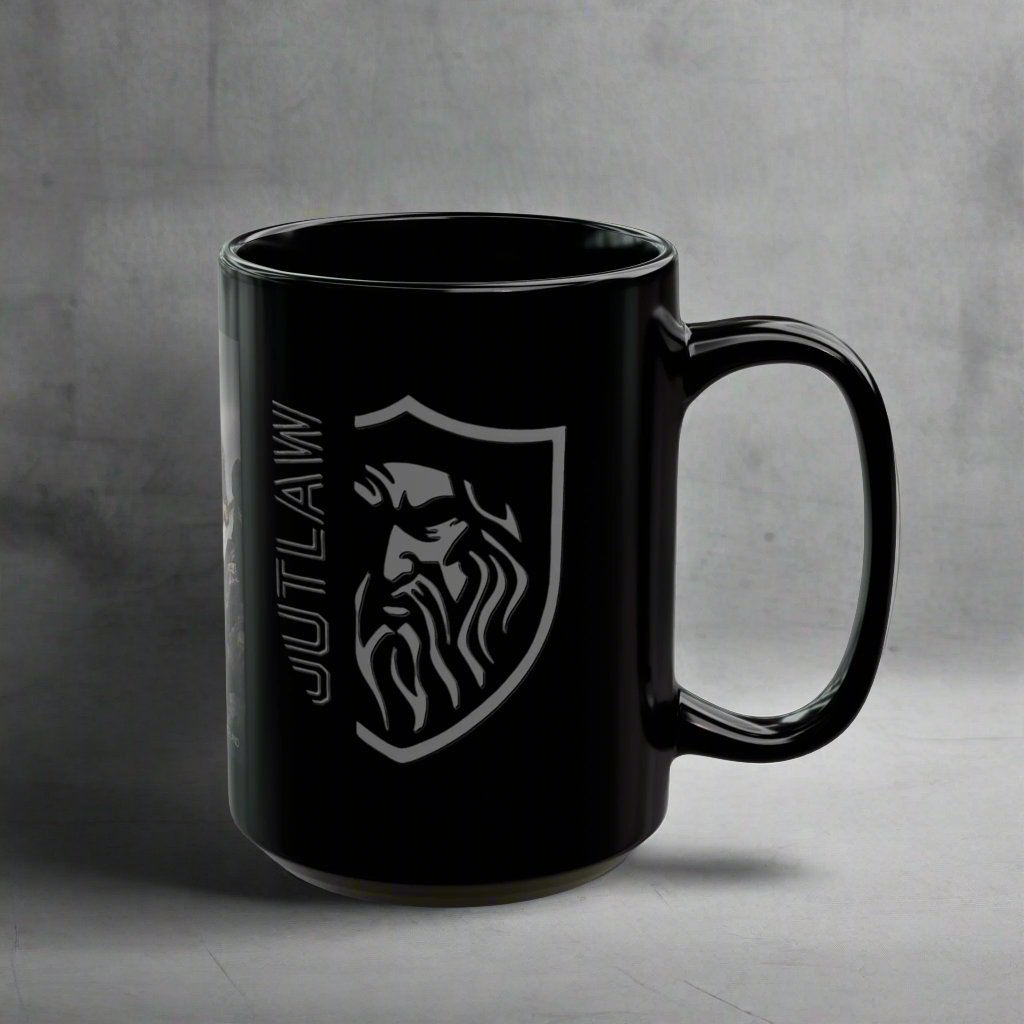 Grettir The Strong Asmundarson - Black Mug - 11oz/330ml & 15oz/440ml