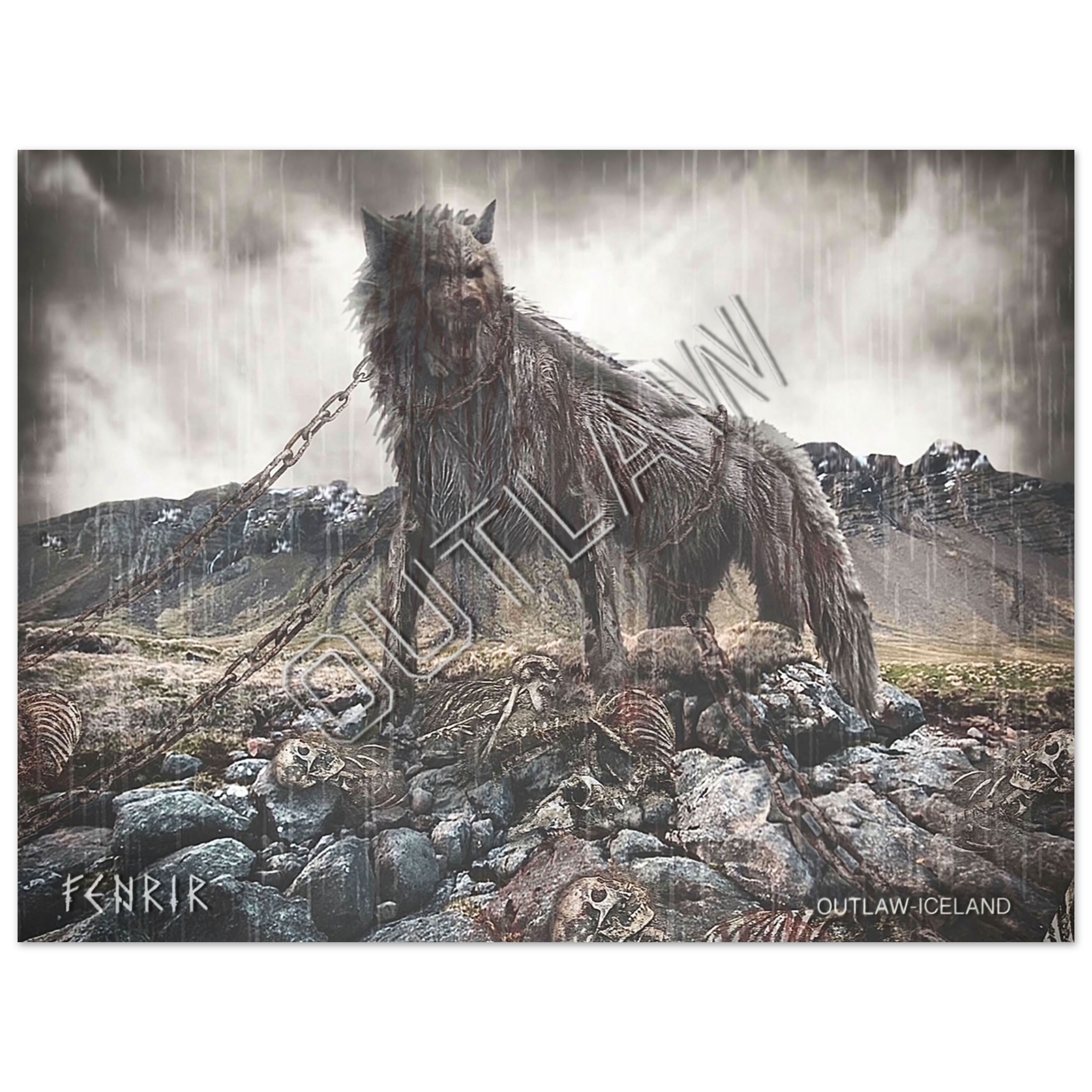 Fenrir - Aluminum Print