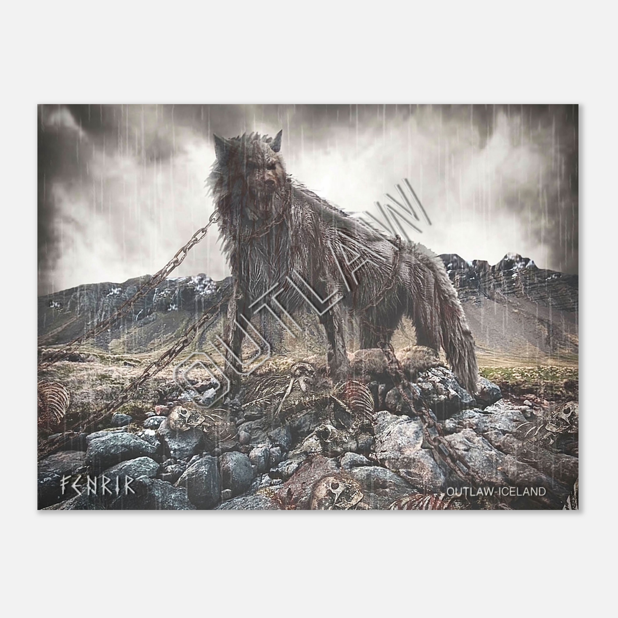 Fenrir - Aluminum Print