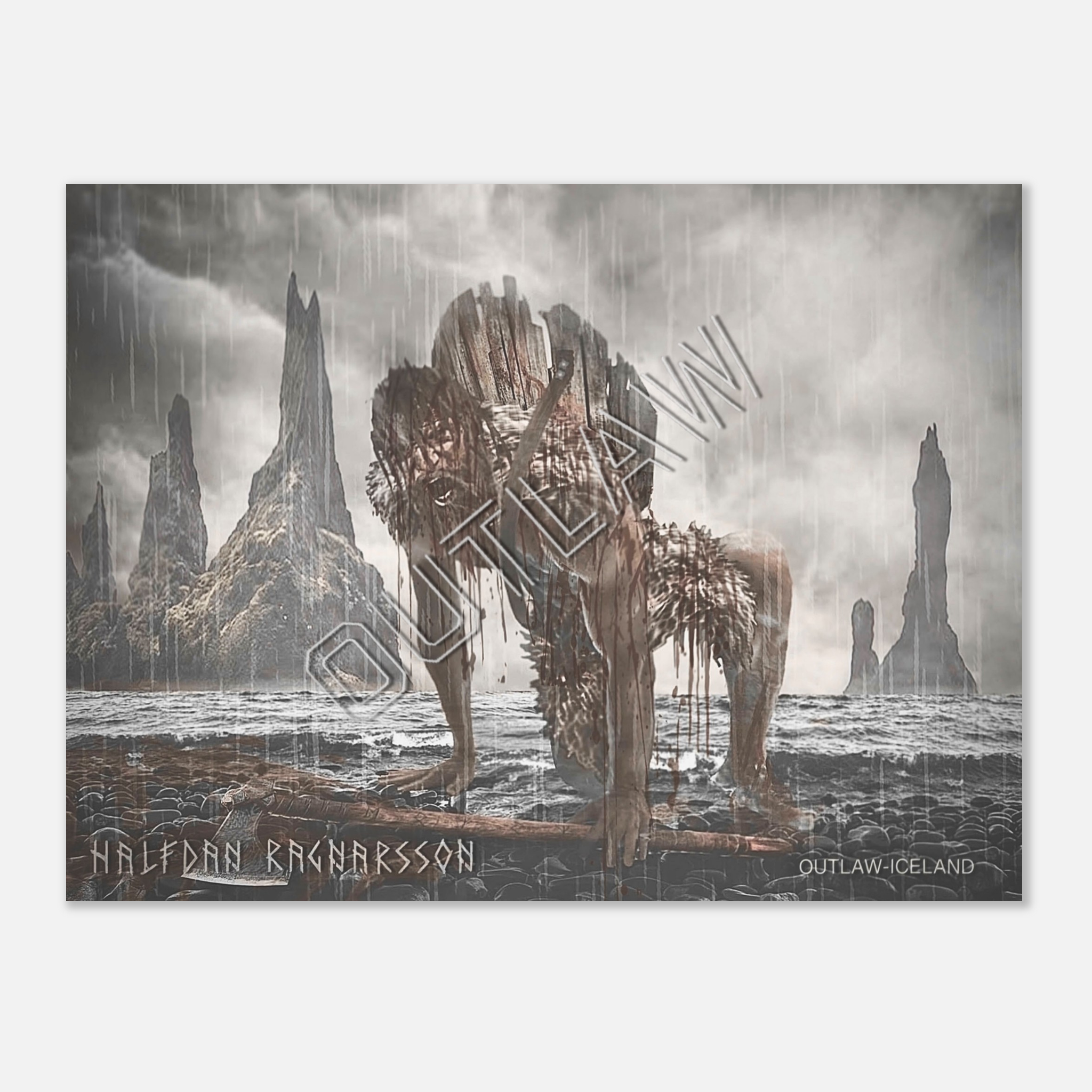 Halfdan Ragnarsson - Aluminum Print