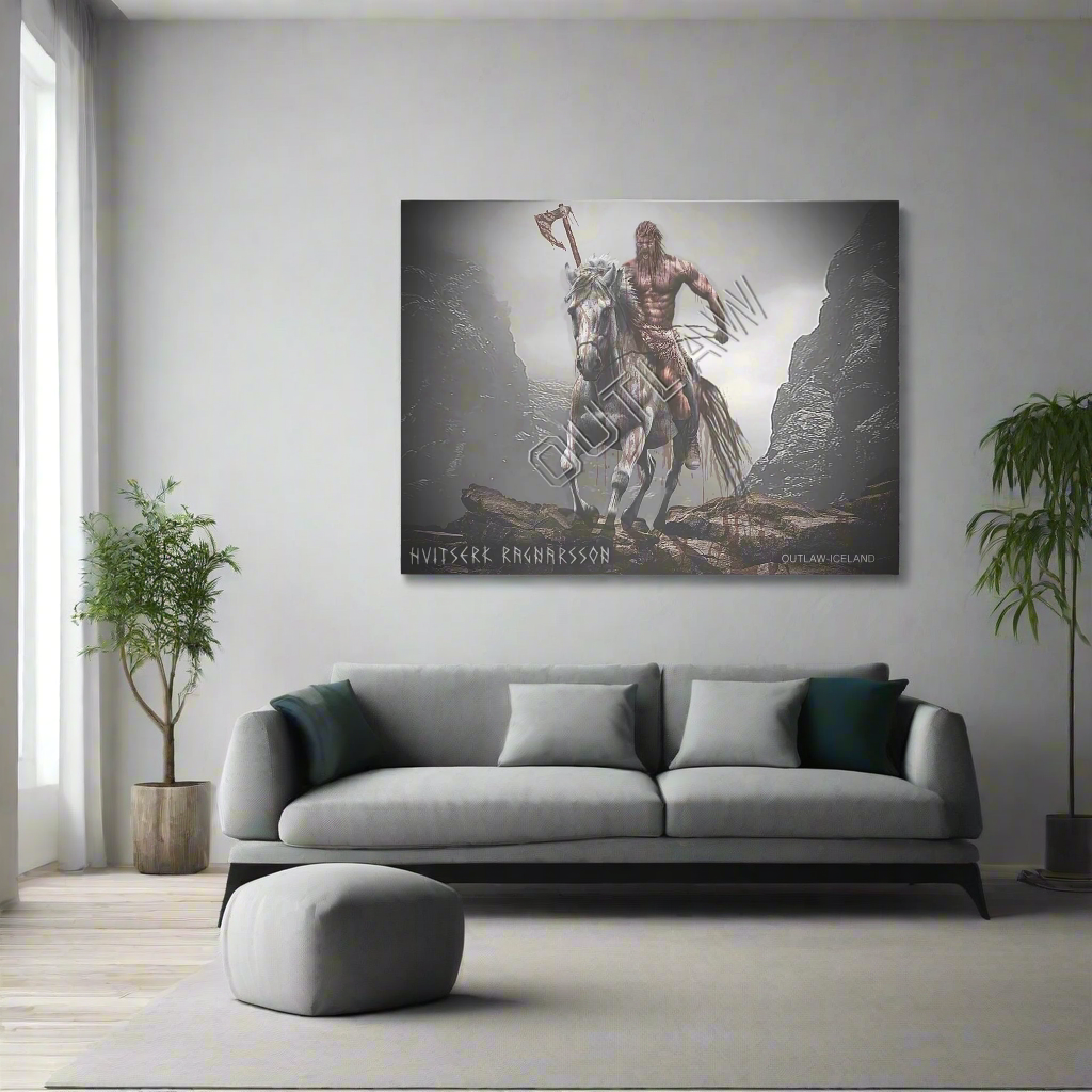 Hvitserk Ragnarsson - Aluminum Print