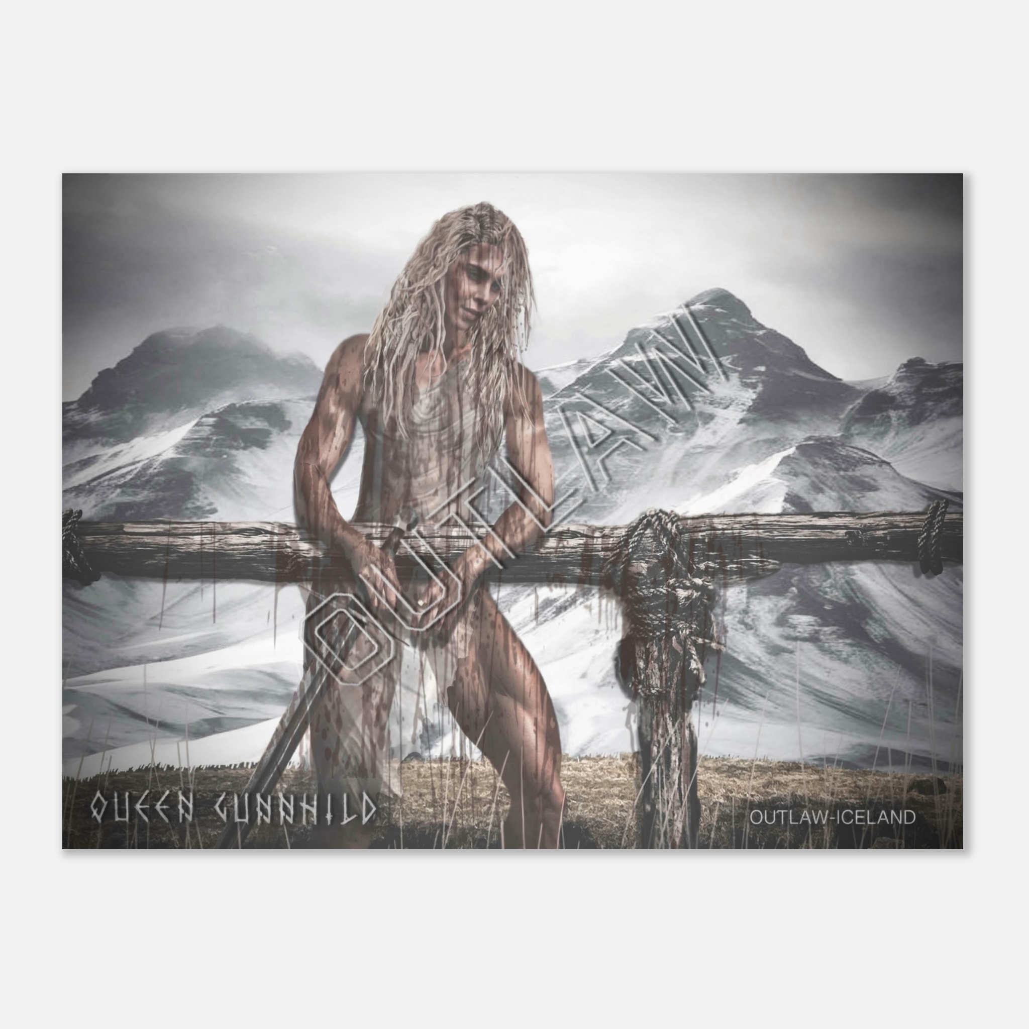 Queen Gunnhild - Aluminum Print