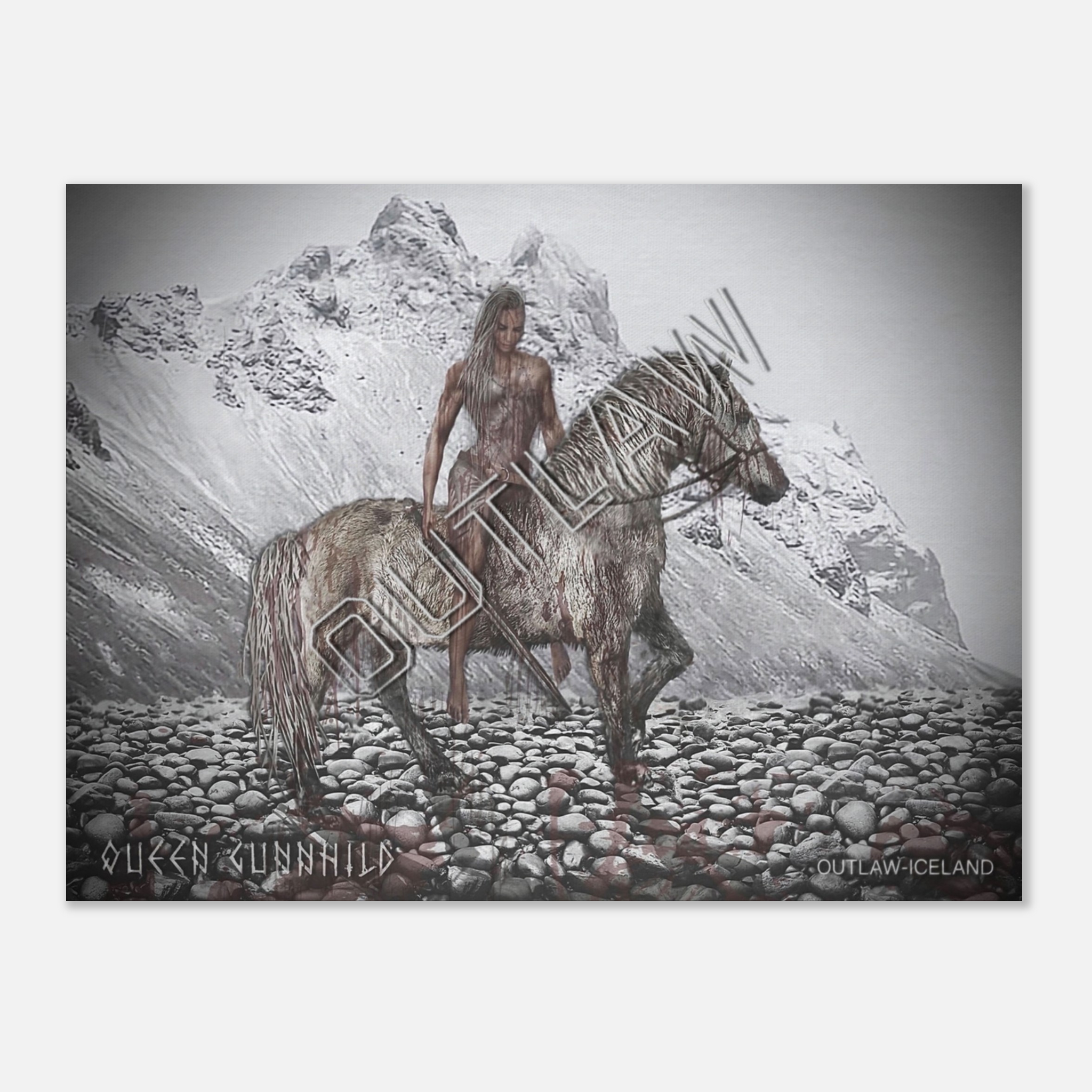 Queen Gunnhild - Aluminum Print