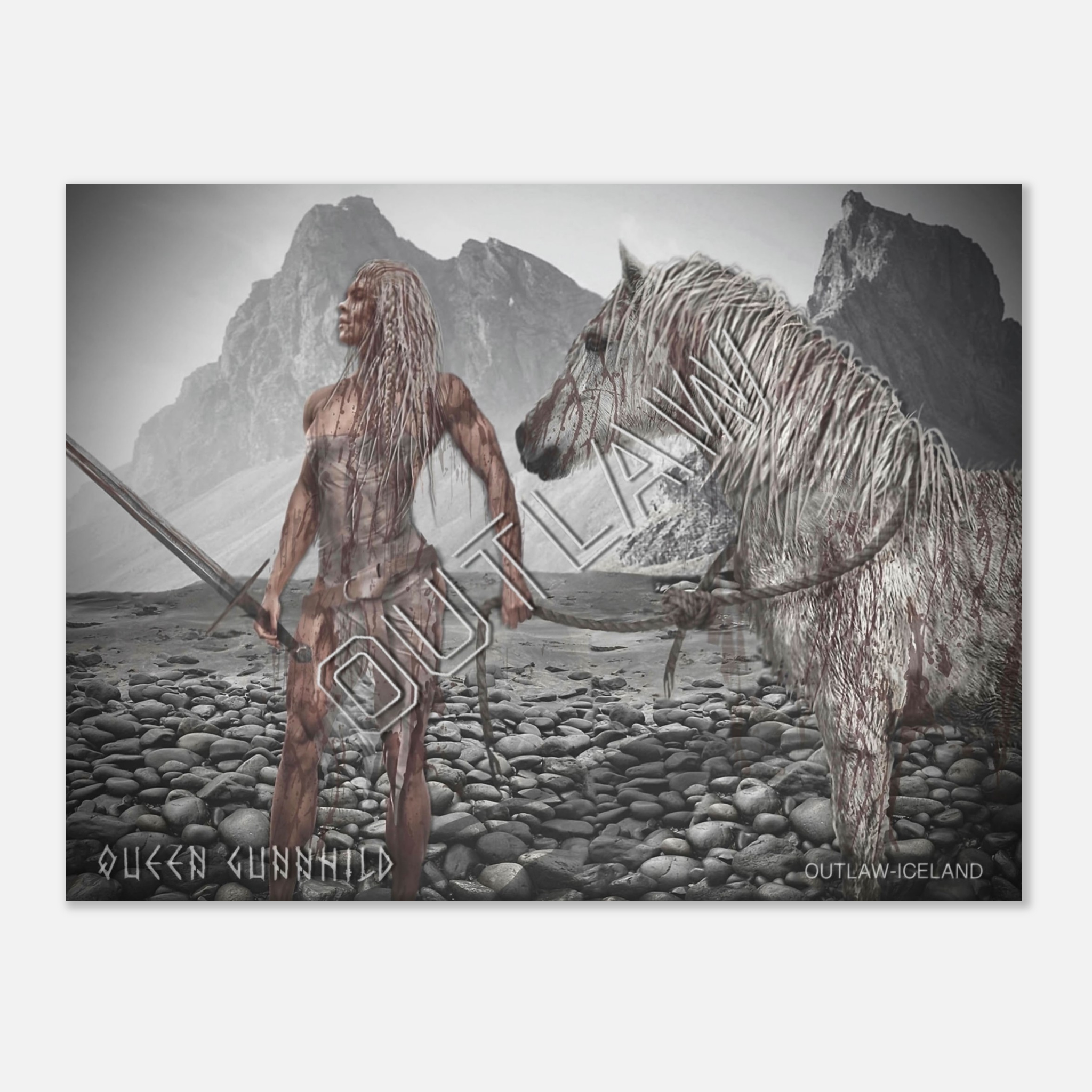 Queen Gunnhild - Aluminum Print