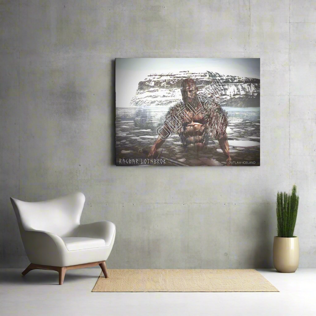 Ragnar Lothbrok - Aluminum Print