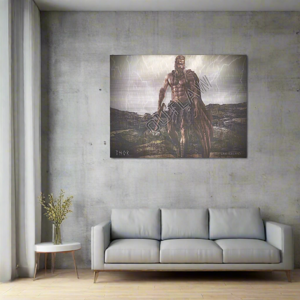 Thor - Brushed Aluminum Print